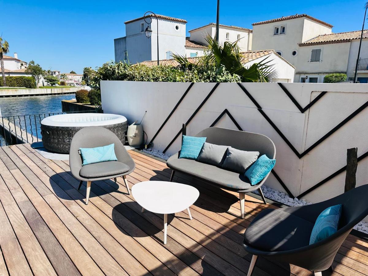 Willa Marina 120M²/8 Pers/ Terrasse 100M²/ Appontement Aigues-Mortes Zewnętrze zdjęcie